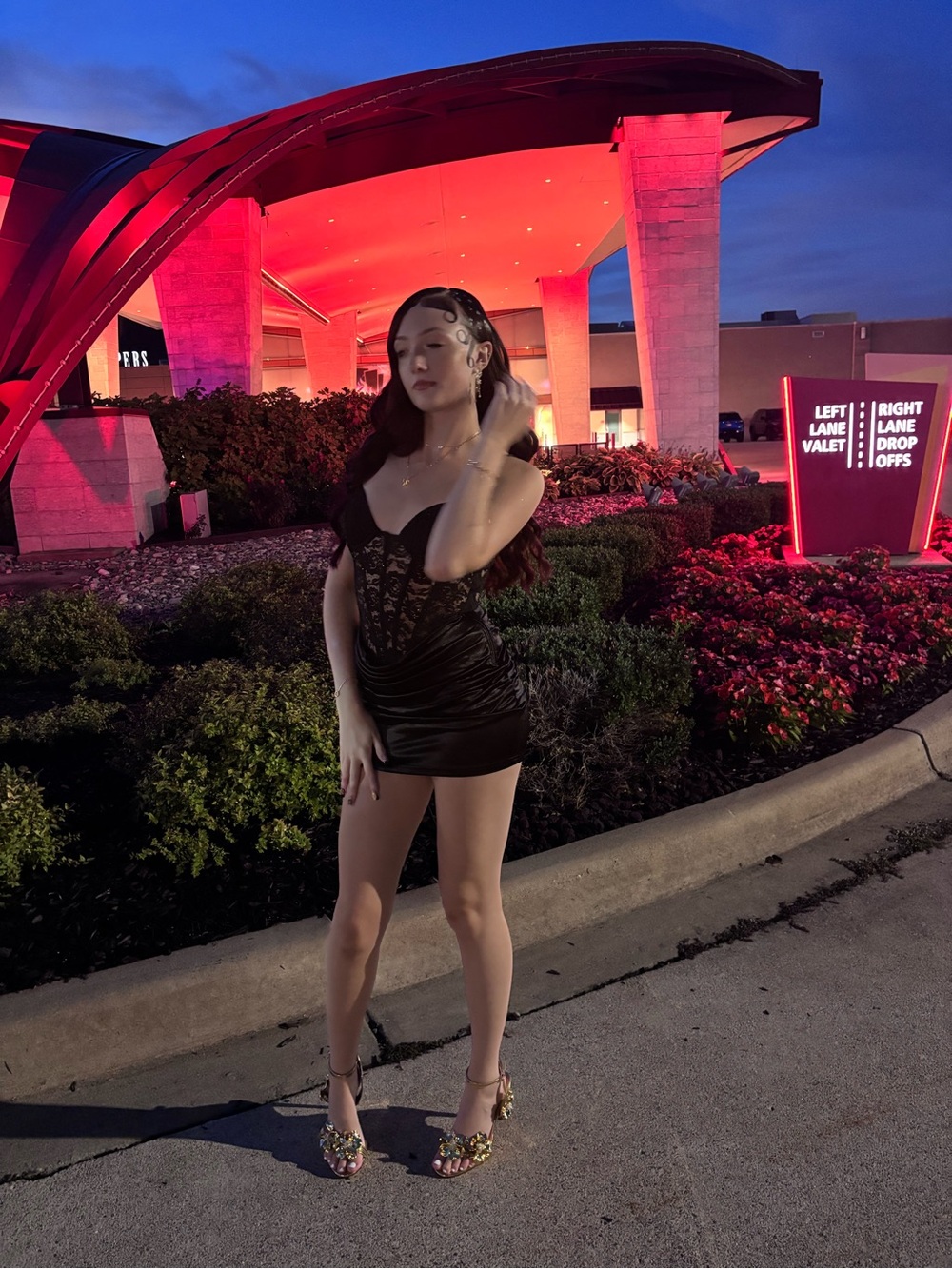 Windsor Black Sequin Bustier Mini Dress - Picture 5 of 5